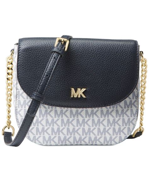 michael kors signature half dome crossbody|Michael Kors Crossbody monogram.